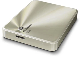 Western Digital WD My Passport Ultra Metal gold - Anniversary Edition - 3TB, USB 3.0 Micro-B