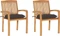 vidaXL Teak Stapelsessel-Set, 2-tlg. Vorschaubild