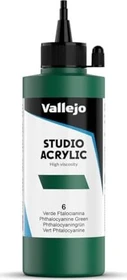Vallejo Studio Acrylic phthalocyanine green, 200ml