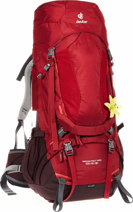 Deuter Aircontact Pro 55+15 SL cranberry/aubergine (Damen)