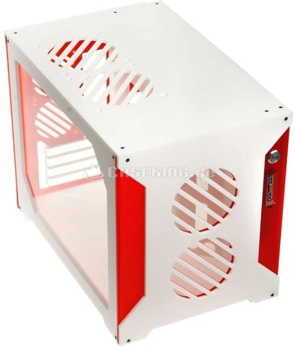 Parvum Systems S2.0 weiß/rot, Acrylfenster