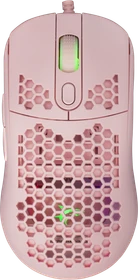 White Shark Galahad Pink Gaming Mouse, rosa, USB