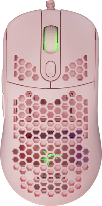 White Shark Galahad Pink Gaming Mouse, rosa, USB