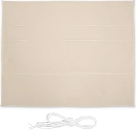 Relaxdays Sonnensegel 500x600cm beige