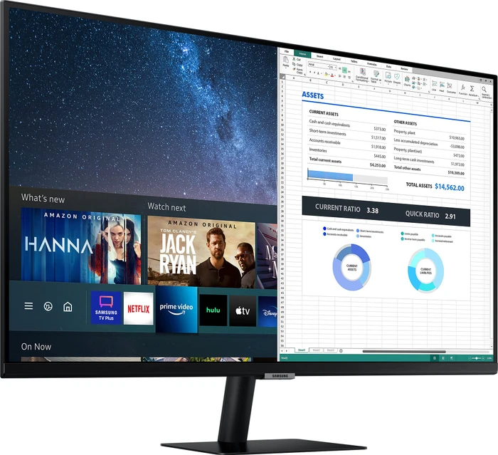 Samsung Smart Monitor M7 M70A, schwarz, 31.5"