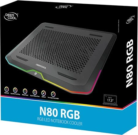 DeepCool N80 RGB, 17.3" Notebook-Kühler schwarz