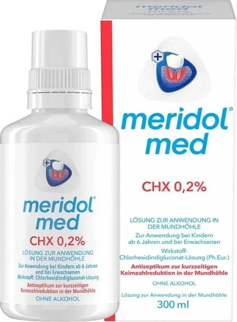 Meridol med CHX 0.2 % Antiseptikum Mundspülung, 300ml