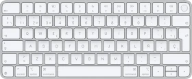 Apple Magic Keyboard mit Touch ID für Mac mit Apple Chip (USB-C), weiß/silber, USB/Bluetooth, ES