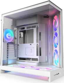 NZXT H9 Flow RGB+ [2025] White, weiß, Glasfenster (CM-H92FW-P1)
