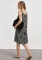 Street One Knielanges Kleid mit gerafften Trägern Kleid schwarz (Damen) Vorschaubild