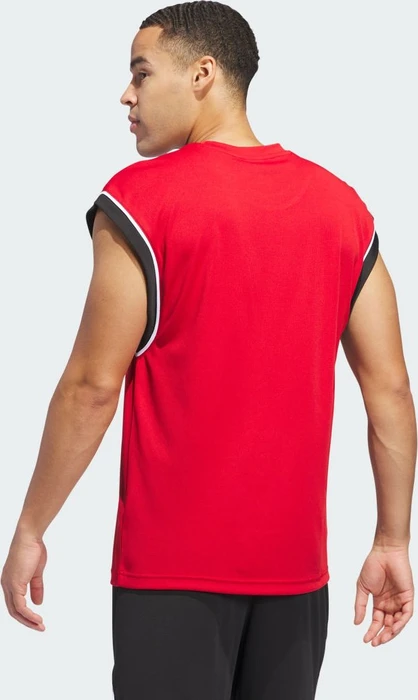 adidas Basketball All-World Sleeveless Funktionsshirt ärmellos team power red 2/black (Herren)