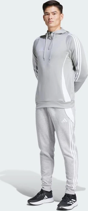 adidas Tiro 24 Trainingshose lang medium grey heather/white (Herren)