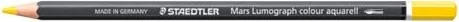 Staedtler Mars Lumograph colour aquarell 104 Aquarellstift goldgelb hell, Kartonetui, 6er-Pack