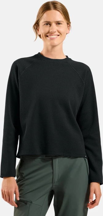 Odlo Cubic Multisport Midlayer Funktionsshirt langarm schwarz (Damen)