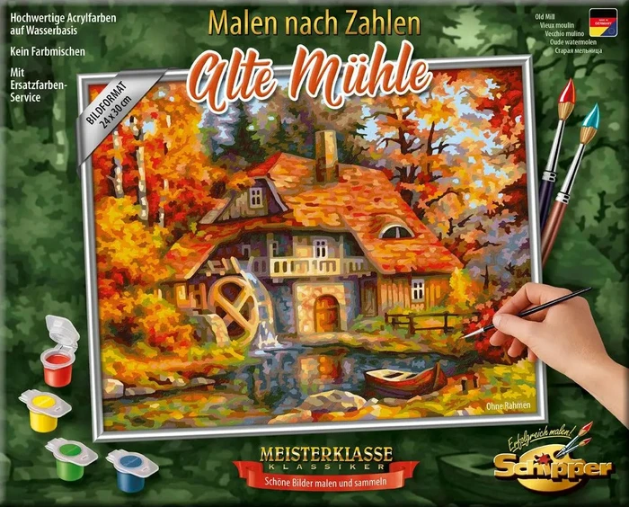 Schipper Arts & Crafts Malen nach Zahlen Alte Mühle