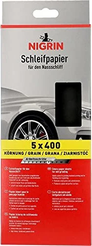 Nigrin Schleifpapier für den Nassschliff