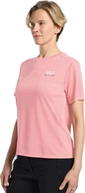 Jack Wolfskin Vonnan Graphic Funktionsshirt kurzarm outdoor rosegarden (Damen)