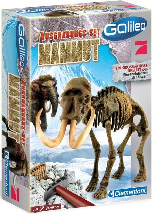 Clementoni Galileo Ausgrabungs-Set Mammut