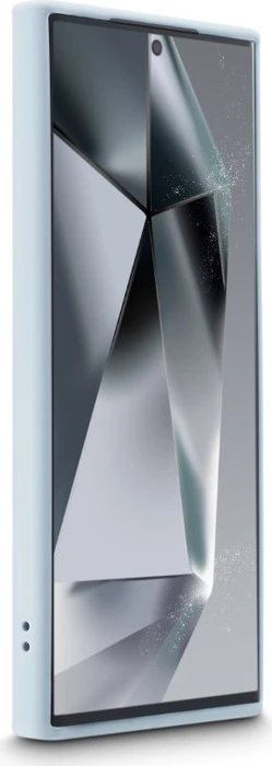 Hama Handyhülle Cam Protect für Samsung Galaxy S24 Ultra transparent\/blau
