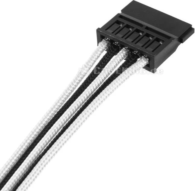 BitFenix Alchemy 2.0 BQT-DPP-Series Kabel Kit für Netzteile, schwarz/weiß