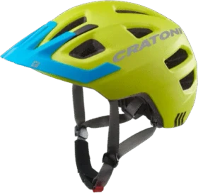 Cratoni Maxster Pro Kinderhelm lime/blue matt