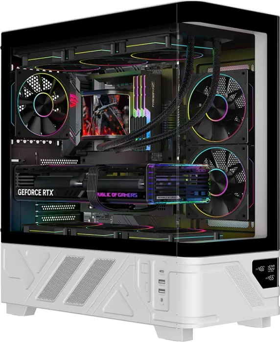 iTek Netron White / Black, Glasfenster