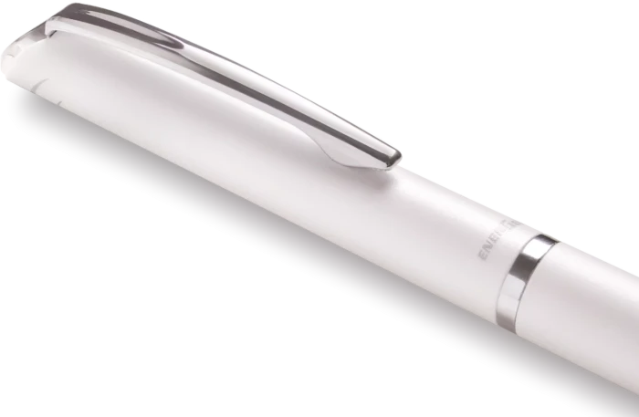 Pentel EnerGel HighClass BL2007 0.7mm/0.35mm Gelroller perlweiß, Geschenkbox