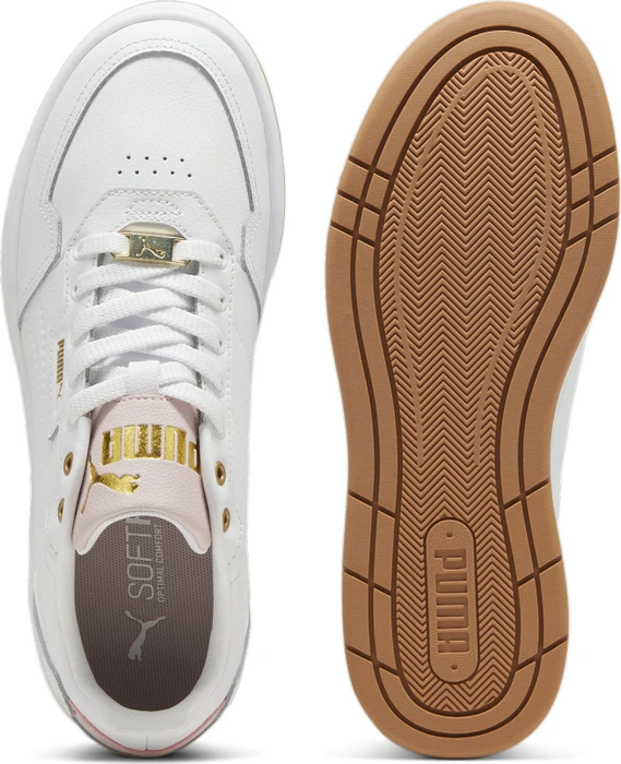 Puma Court Classic Lux puma white/mauve mist/puma gold (Damen)