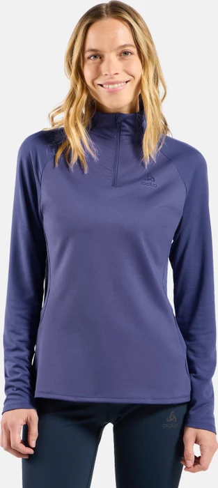 Odlo Essentials Ceramiwarm Laufshirt langarm skipper blue (Damen)