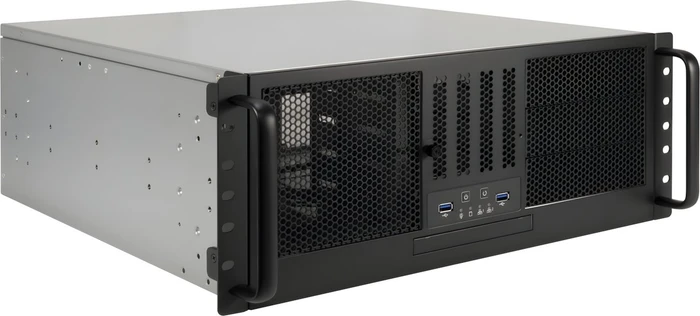 Inter-Tech IPC 4U-47045, schwarz, 4HE, ATX