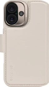 Decoded Leather Detachable Wallet Case für Apple iPhone 16 clay beige