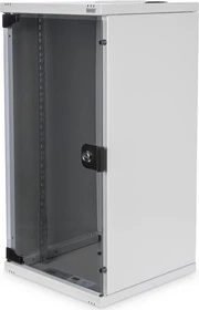 Digitus Professional DN-10 10" Wandschrank 12HE, Sicherheitsglastür, IP2X, grau, 300mm tief