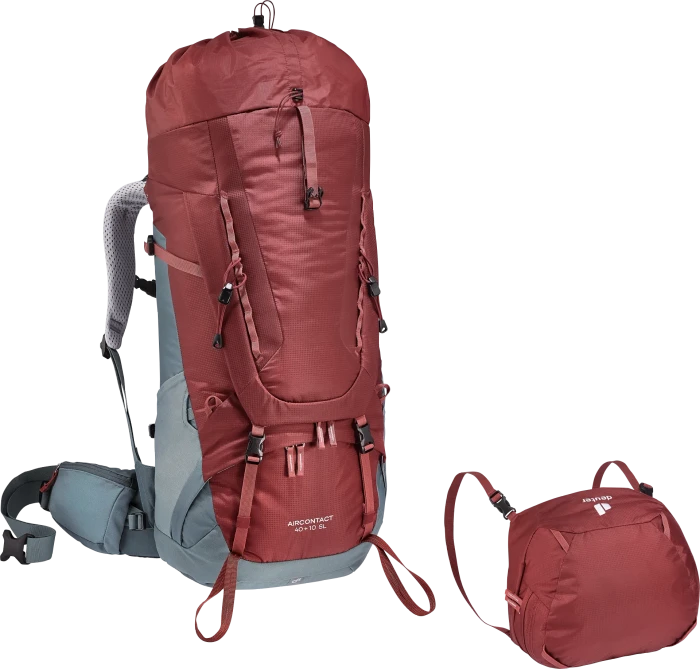 Deuter Aircontact 40+10 SL Modell 2021 redwood/teal (Damen)