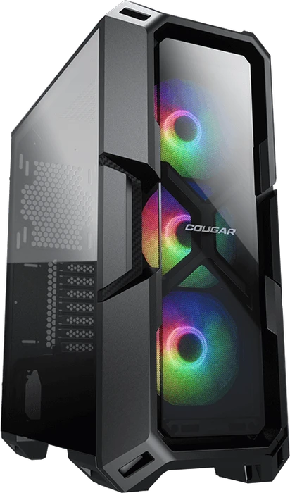 Cougar MX440-G RGB, Glasfenster