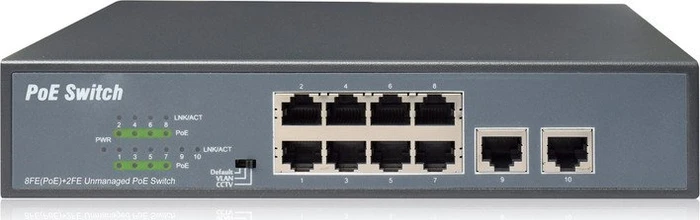 Digitus Professional DN-953 Desktop Switch, 10x RJ-45, 120W PoE+