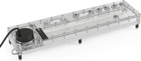 Alphacool Core Distro Plate 480 Links VPP/D5 mit VPP Apex Pumpe, Verteilerplatte