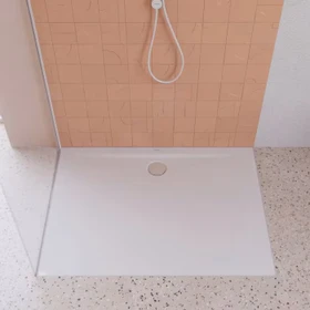 Kaldewei Superplan Zero 1554-5 Duschwanne 90x120cm, Wannenträger, alpinweiß glänzend