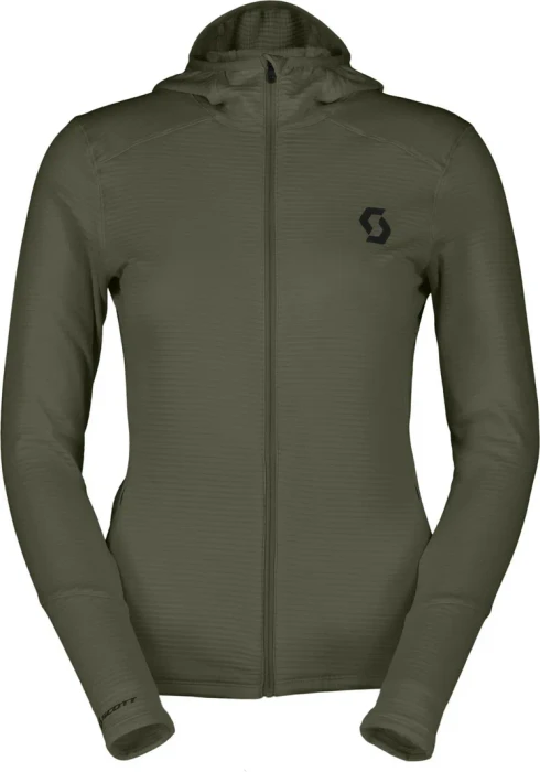 Scott Defined Light Zip Hoodie douglas green (Damen)