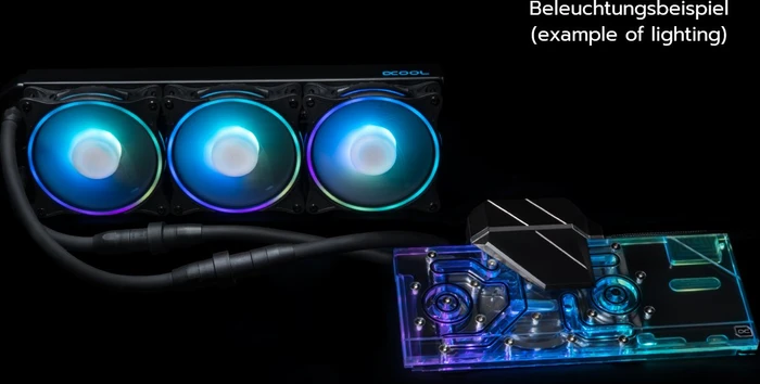 Alphacool Eiswolf 2 AiO 360mm AMD Radeon RX 6800/6800XT/6900 mit Backplate