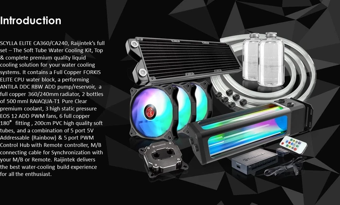 Raijintek Scylla Elite CA360, 360mm
