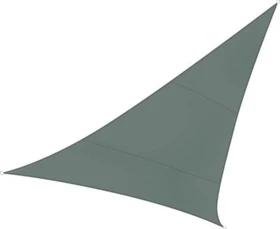 Perel Dreieck Sonnensegel 360cm hellgrau