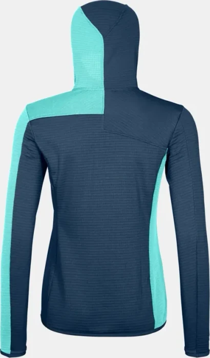 Ortovox Fleece Light Grid Hooded Funktionsjacke deep ocean (Damen)