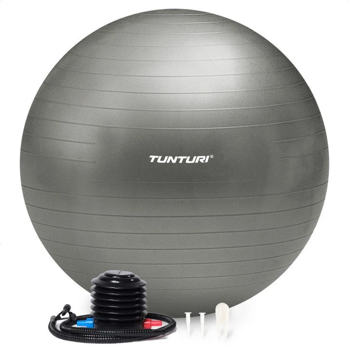Tunturi 75cm Gymnastikball silber