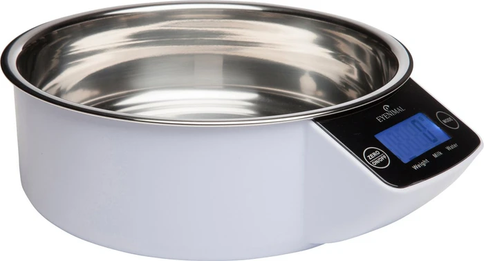 Kerbl Intelligent Pet Bowl mit integrierter Waage, 1l, weiß