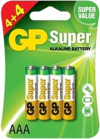 GP Batteries Super Alkaline Micro AAA, 8er-Pack