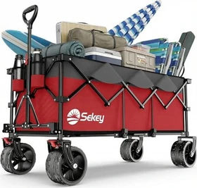 Sekey XXXL Faltbar Bollerwagen rot