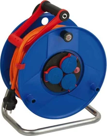 Brennenstuhl Garant Kabeltrommel, Schuko auf 3x Schuko, 40m, IP44, AT-N07V3V3-F 3G1,5