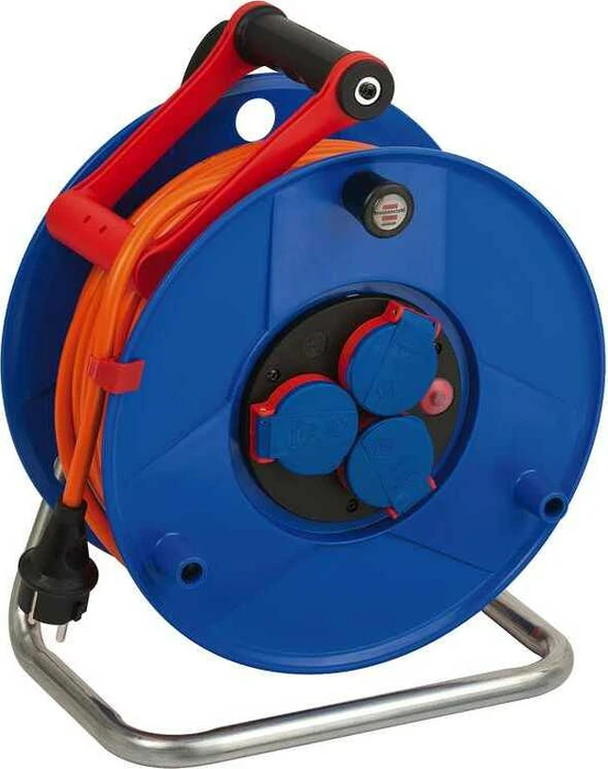 Brennenstuhl Garant Kabeltrommel, Schuko auf 3x Schuko, 40m, IP44, AT-N07V3V3-F 3G1,5
