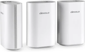 devolo WiFi 7 Mesh BE9300, Router und 2x Access Point Set, 3er-Bundle (7324 / 7327 / 7328)