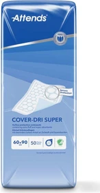 Attends Cover-Dri Super Bettschutzeinlage, 60x90cm, 200 Stück (4x 50 Stück)